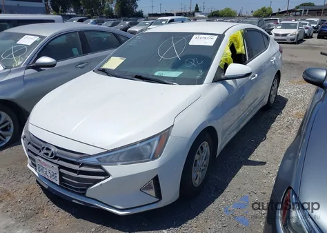 2019 Hyundai Elantra Se z USA, uszkodzony, nr VIN 5NPD74LF4KH449143